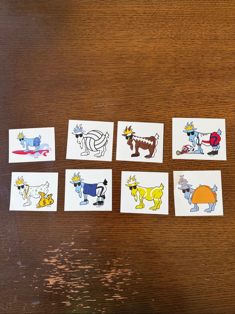 Kids Trading Cards - Colorful Blue & Yellow Character Set